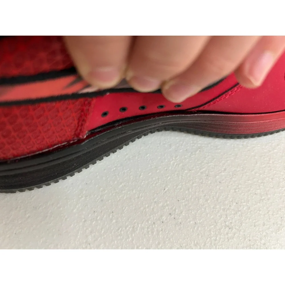 Nike Lunar Force 1 Low University Red Black Kids 4.5Y #2527